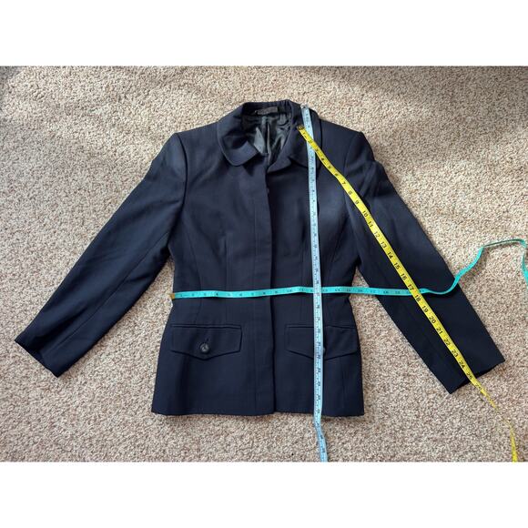 Laura Ashley 100% Wool, Black, Blazer/Jacket, size 4 US - Picture 3 of 11